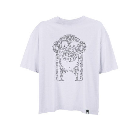 Classic MS76 Logo Women Oversized White